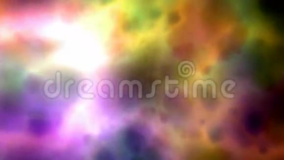 抽象的彩色云视频的预览图