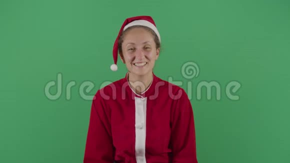 女圣诞老人大声笑出来视频的预览图