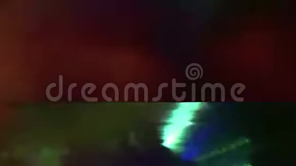 弯曲的彩虹纹理超现实主义的光跃迁光束随机发光视频的预览图