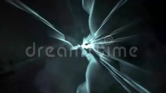 雷霆能量星云宇宙空间风暴云眩光闪电爆炸视频的预览图