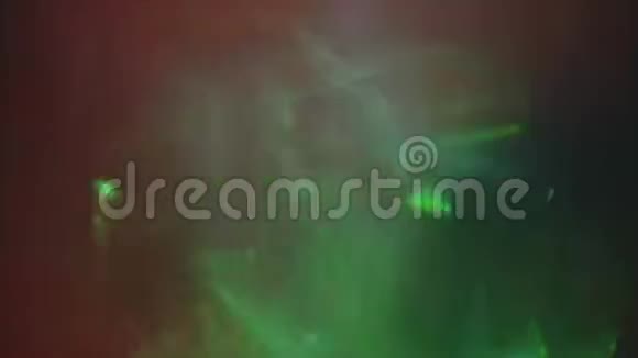 绿色和红色抽象复古科幻优雅全息背景视频的预览图