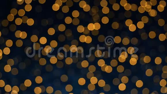 发光的波克灯抽象模糊的圣诞灯光背景视频的预览图