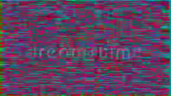 数字霓虹灯蒸气波梦幻全息背景vhs磁带概念视频的预览图
