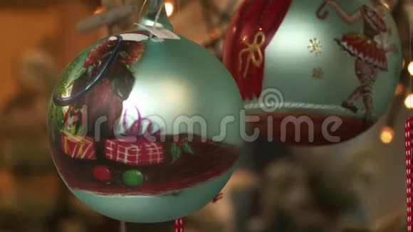 克里斯马斯市场圣诞节地球视频的预览图