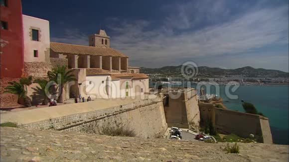 西班牙IbizaBalearic岛大教堂博物馆视频的预览图