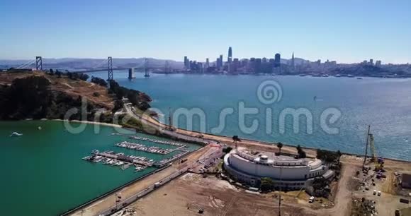 宝岛旧金山海湾大桥的时间推移海景视频的预览图