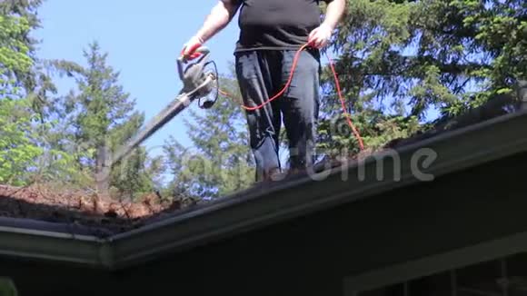 人从屋顶上吹下来视频的预览图