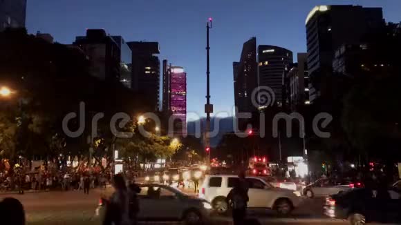 墨西哥城黄昏时分视频的预览图