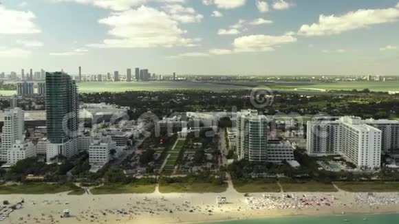 迈阿密建立空中射击4K视频的预览图