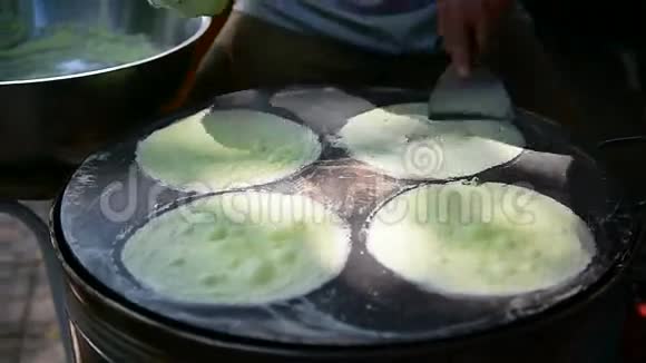 手工制作的甜食为泰国亚洲文化旅行视频的预览图