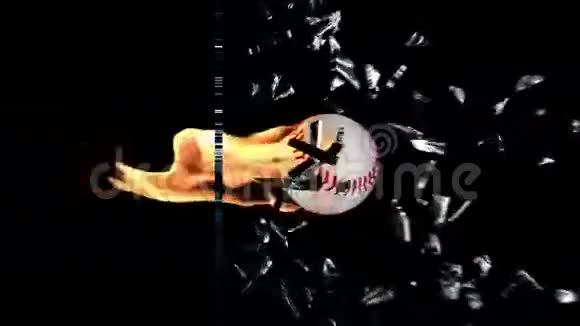 棒球在火中打碎玻璃阿尔法股票录像视频的预览图