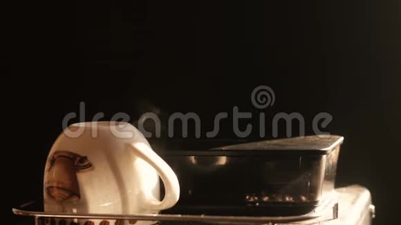 咖啡蒸汽视频的预览图