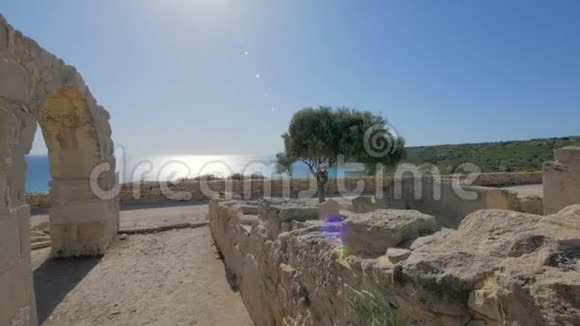 关于塞浦路斯古城库里翁废墟的全景拍摄视频的预览图