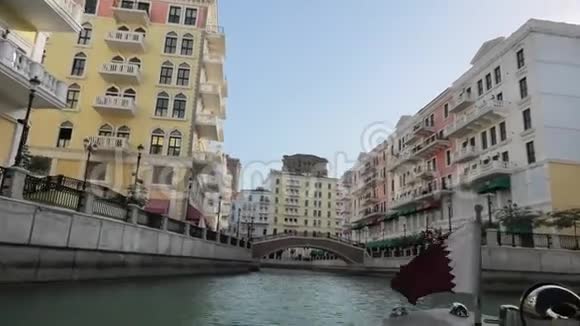 威尼斯多哈船视频的预览图