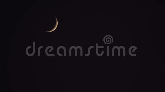 月亮下降的时间流逝视频的预览图