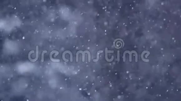 下雪了新年雪花视频的预览图