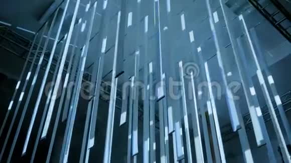 悬挂式建筑投影闪烁灯光视频绘图多媒体节目视频的预览图