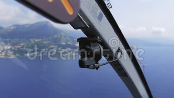 摩纳哥直升机出租车航空电子控制装置蒙特卡洛4K视频的预览图