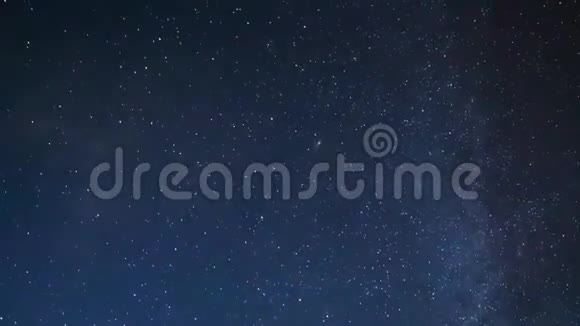 静冈星空在夜晚的时光流逝视频的预览图