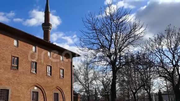 土耳其安卡拉2020年1月23日历史和宗教HacAABayramVeli墓和清真寺视频的预览图