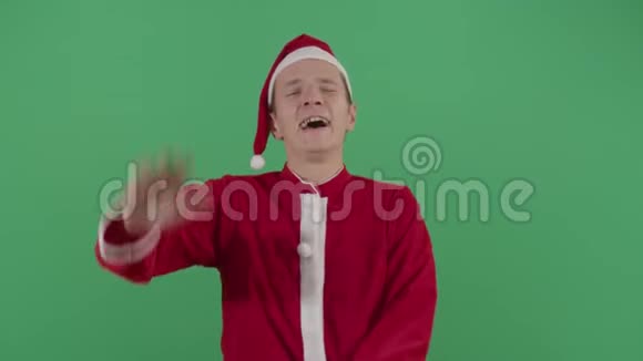 成年圣诞老人大声笑视频的预览图