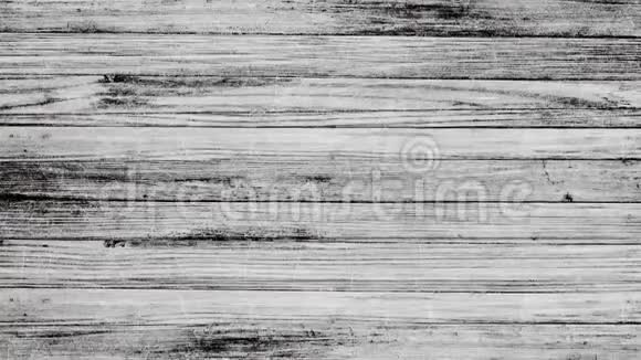 白色木制表面有裂缝水平行白色木板向上移动在黑色背景上动画视频的预览图