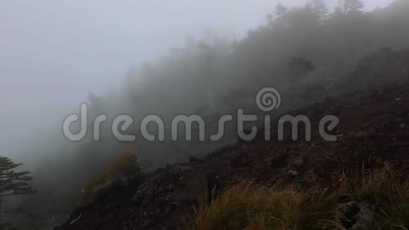 雾在山上移动视频的预览图