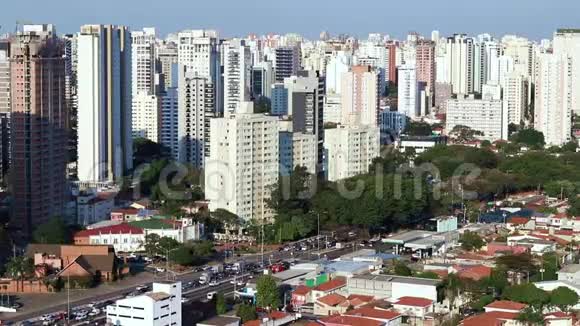 白天的大城市巴西圣保罗市视频的预览图