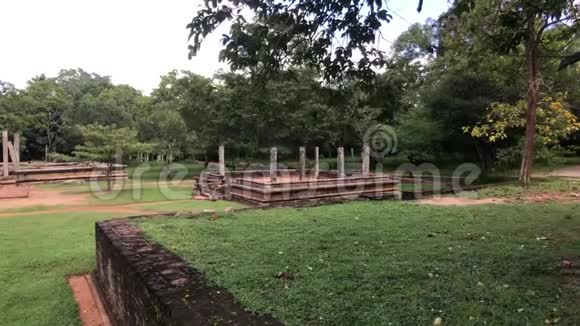 Anuradhapura斯里兰卡旧住宅遗址视频的预览图