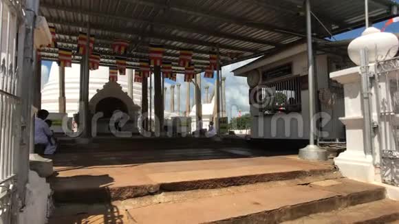 Anuradhapura斯里兰卡围栏一侧入口视频的预览图