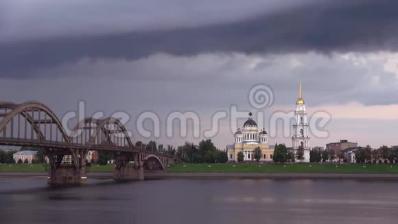 在SpasoPreobrazensky大教堂的时代俄罗斯里宾斯克视频的预览图