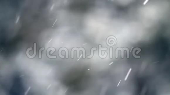 雪落在白天的背景下视频的预览图