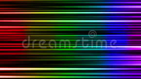 抽象的催眠发光的彩色背景与变化的深色图案视频的预览图