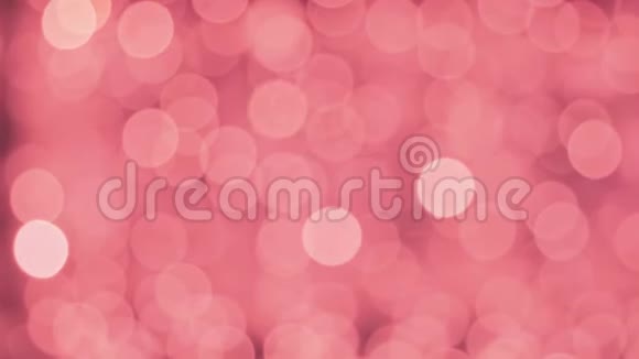 模糊的粉红色灯光节日背景圣诞节背景视频的预览图