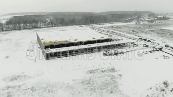 冬季物流中心建设视频的预览图
