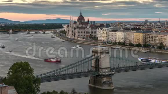 布达佩斯日落时分视频的预览图