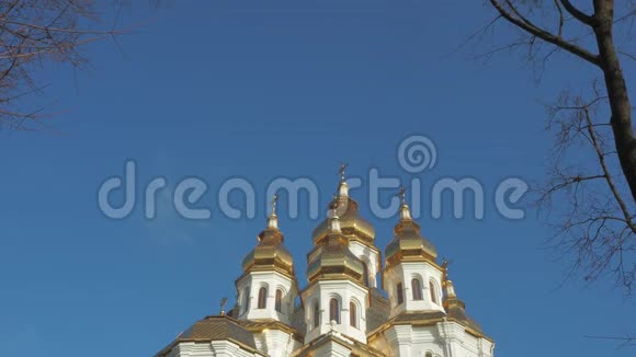 乌克兰哈尔科夫2020年1月17日米罗诺西茨基大教堂视频的预览图