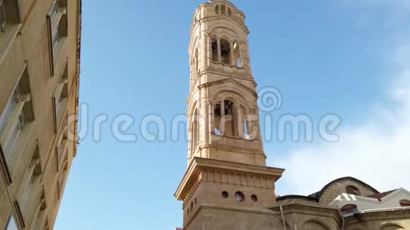 范罗梅尼教堂钟楼塞浦路斯尼科西亚视频的预览图