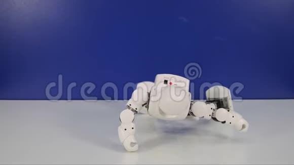 机器人类人形玩具在手上做俯卧撑视频的预览图