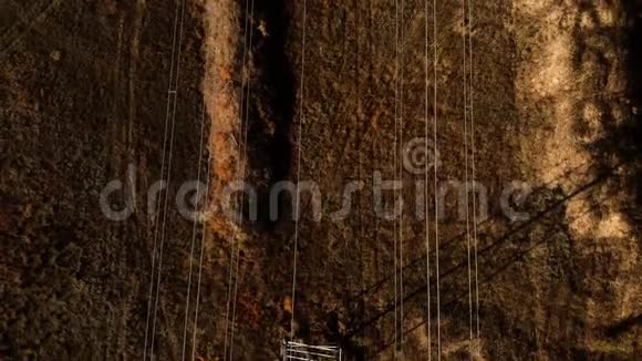 高压电力线路空中摄影视频的预览图