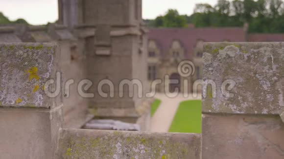 英国德比郡建筑Bol逾越城堡墙视频的预览图