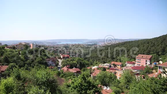 伊斯坦布尔Beykoz村和Bosphorus视频的预览图