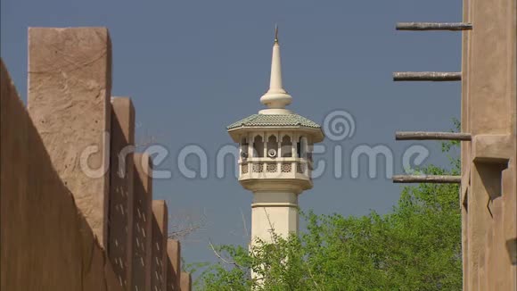 清真寺议长MinaretBastikiya迪拜阿联酋视频的预览图