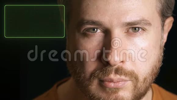 计算机系统扫描人面部并识别人获得视频的预览图