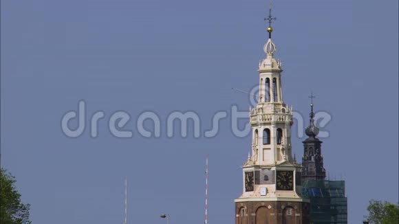 钟楼Montelbaans阿姆斯特丹荷兰视频的预览图