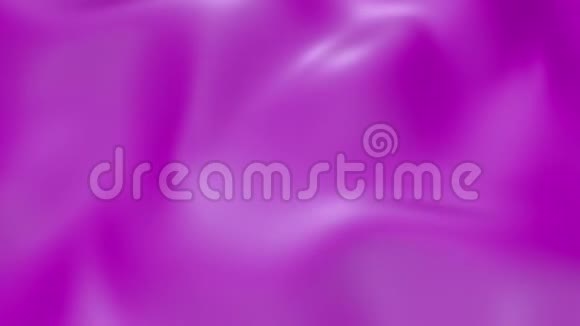 紫色波浪布表面的4k三维动画在流体表面形成波纹在组织中形成褶皱视频的预览图