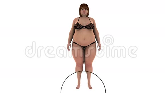 用放大镜扫描女性体重减轻视频的预览图