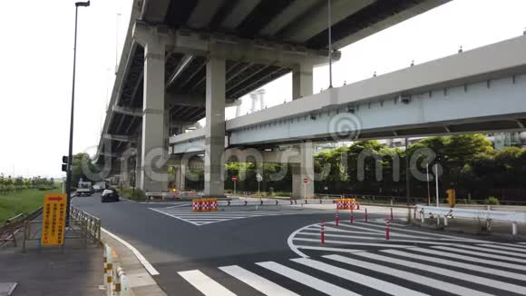 日本东京景观交叉路口视频的预览图