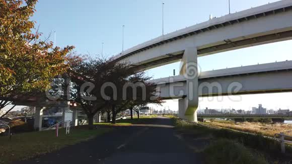 日本东京景观交叉路口视频的预览图