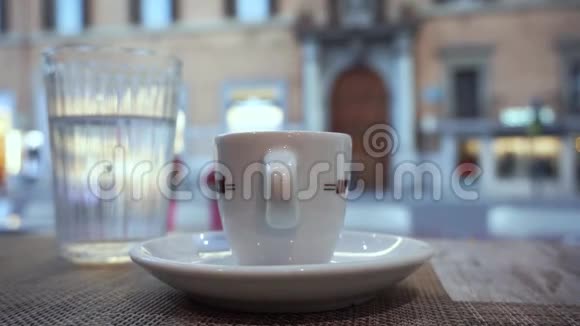 罗马意大利浓咖啡杯视频的预览图